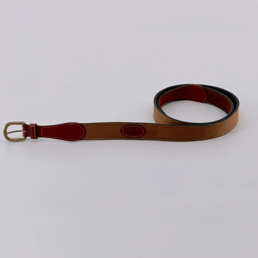 Dockers 2 Tone Brown / Tan Leather Belt 38‎